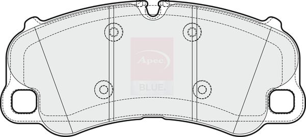 Apec Blue PD3758 Brake Pad Set, disc brake - 1