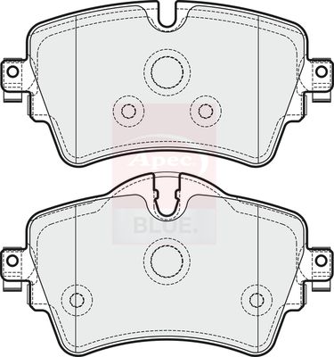 Apec Blue PD3759 Brake Pad Set, disc brake - 1
