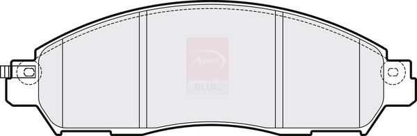 Apec Blue PD3761 Brake Pad Set, disc brake - 1