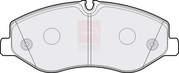 Apec Blue PD3764 Brake Pad Set, disc brake - 1