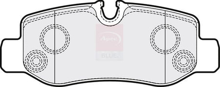 Apec Blue PD3765 Brake Pad Set, disc brake - 1