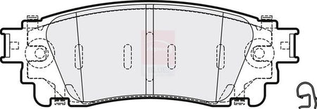 Apec Blue PD3769 Brake Pad Set, disc brake - 1