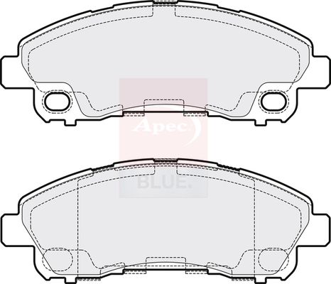 Apec Blue PD3770 Brake Pad Set, disc brake - 1