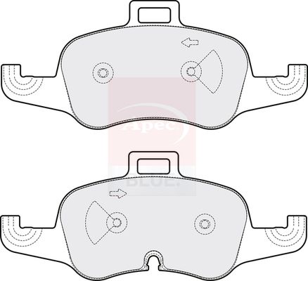 Apec Blue PD3771 Brake Pad Set, disc brake - 1