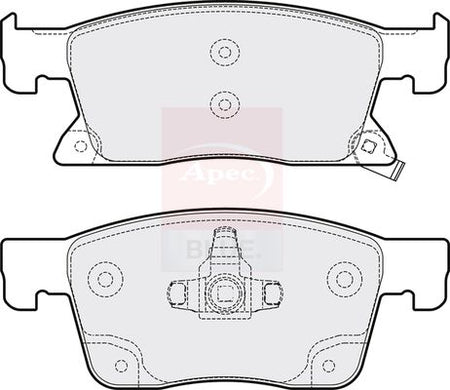 Apec Blue PD3779 Brake Pad Set, disc brake - 1