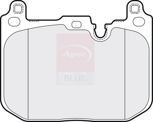 Apec Blue PD3780 Brake Pad Set, disc brake - 1