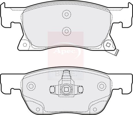 Apec Blue PD3781 Brake Pad Set, disc brake - 1