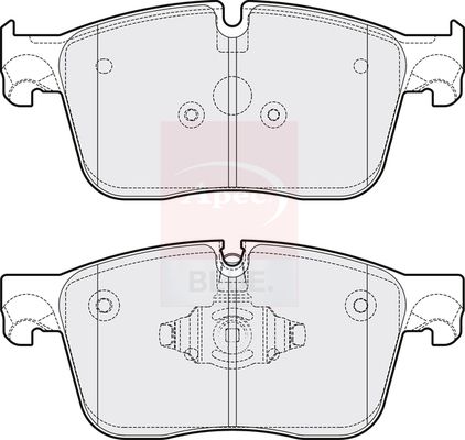 Apec Blue PD3783 Brake Pad Set, disc brake - 1