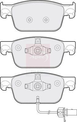Apec Blue PD3786 Brake Pad Set, disc brake - 1