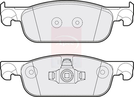 Apec Blue PD3794 Brake Pad Set, disc brake - 1