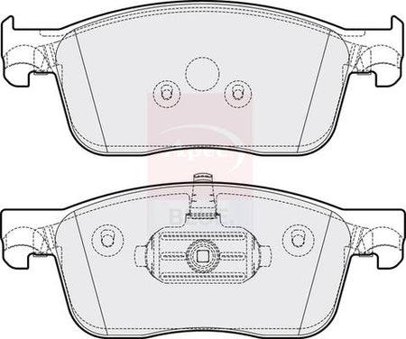Apec Blue PD3795 Brake Pad Set, disc brake - 1
