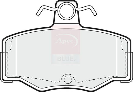 Apec Blue PD3799 Brake Pad Set, disc brake - 1
