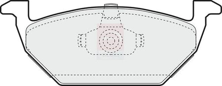 Apec Blue PD3803 Brake Pad Set, disc brake - 1