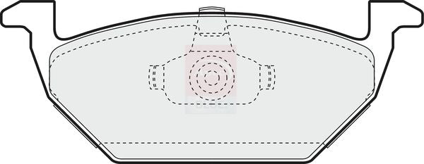 Apec Blue PD3803 Brake Pad Set, disc brake - 1