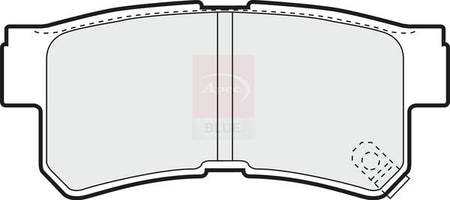 Apec Blue PD3812 Brake Pad Set, disc brake - 1