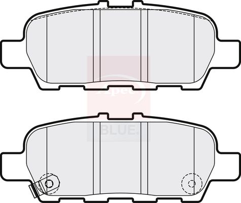 Apec Blue PD3816 Brake Pad Set, disc brake - 1