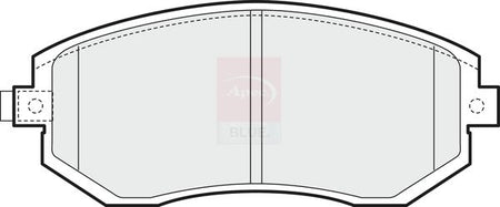 Apec Blue PD3818 Brake Pad Set, disc brake - 1