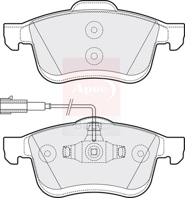 Apec Blue PD3824 Brake Pad Set, disc brake - 1