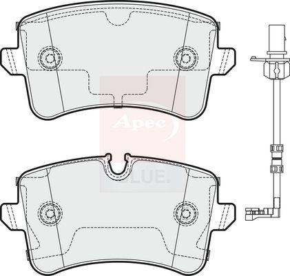Apec Blue PD3827 Brake Pad Set, disc brake - 1