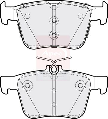 Apec Blue PD3831 Brake Pad Set, disc brake - 1