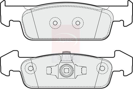 Apec Blue PD3832 Brake Pad Set, disc brake - 1