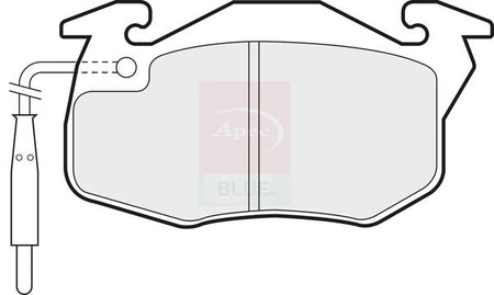 Apec Blue PD3834 Brake Pad Set, disc brake - 1