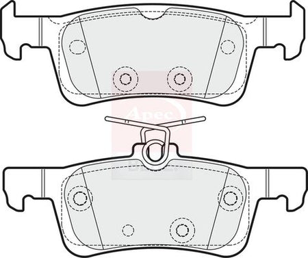 Apec Blue PD3835 Brake Pad Set, disc brake - 1