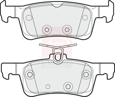 Apec Blue PD3835 Brake Pad Set, disc brake - 2