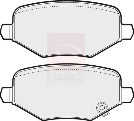Apec Blue PD3837 Brake Pad Set, disc brake - 1