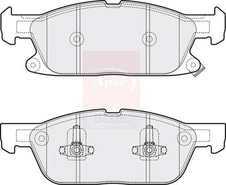 Apec Blue PD3838 Brake Pad Set, disc brake - 1