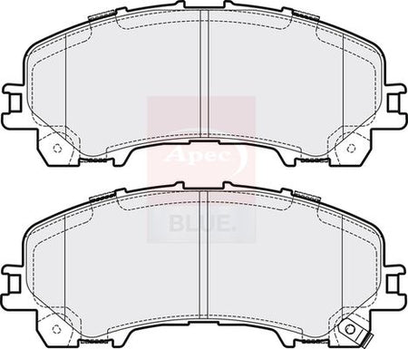 Apec Blue PD3840 Brake Pad Set, disc brake - 1