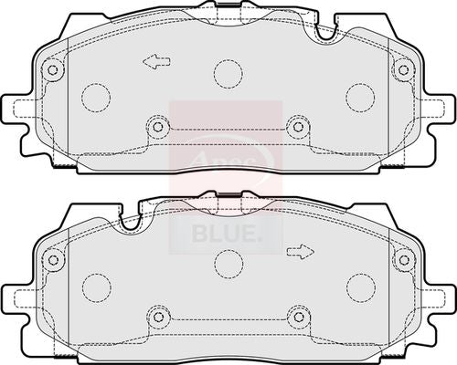 Apec Blue PD3841 Brake Pad Set, disc brake - 1