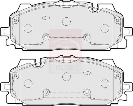 Apec Blue PD3841 Brake Pad Set, disc brake - 1