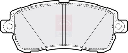 Apec Blue PD3842 Brake Pad Set, disc brake - 1