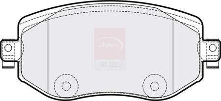 Apec Blue PD3843 Brake Pad Set, disc brake - 1