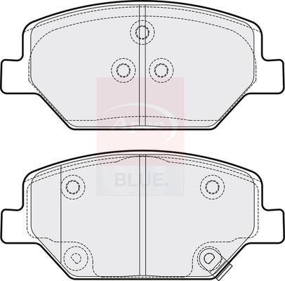Apec Blue PD3850 Brake Pad Set, disc brake - 1