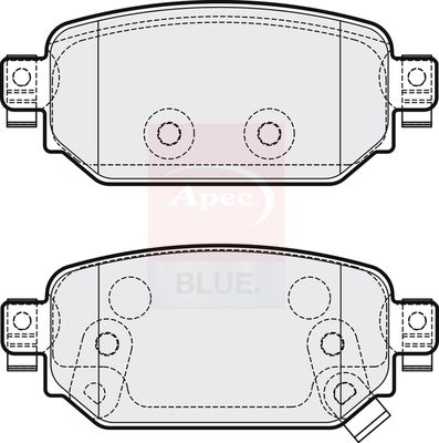 Apec Blue PD3852 Brake Pad Set, disc brake - 1