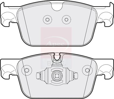 Apec Blue PD3853 Brake Pad Set, disc brake - 1