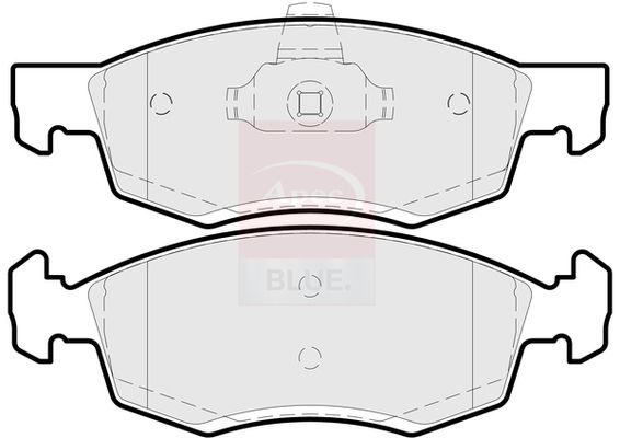 Apec Blue PD3857 Brake Pad Set, disc brake - 2