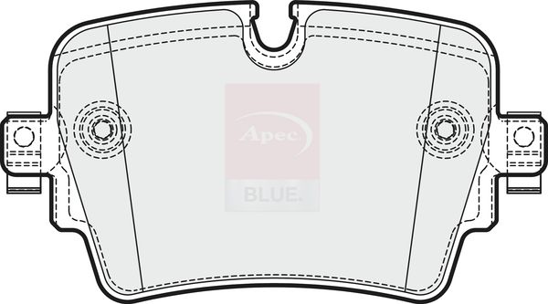 Apec Blue PD3862 Brake Pad Set, disc brake - 1