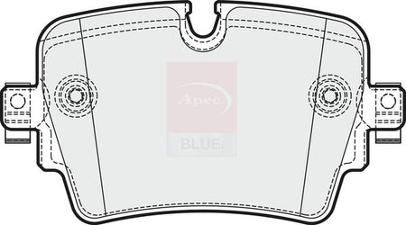Apec Blue PD3862 Brake Pad Set, disc brake - 1
