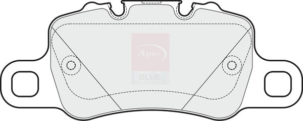 Apec Blue PD3864 Brake Pad Set, disc brake - 1