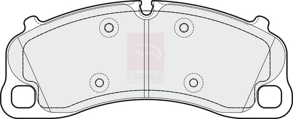 Apec Blue PD3865 Brake Pad Set, disc brake - 1