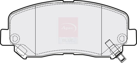 Apec Blue PD3874 Brake Pad Set, disc brake - 1