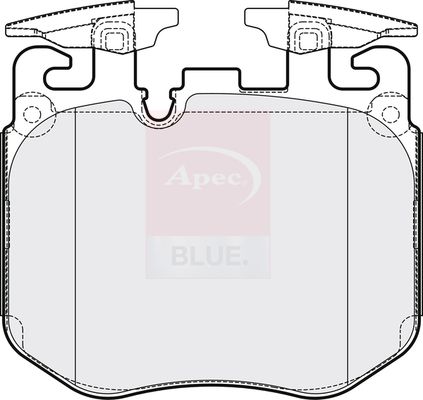 Apec Blue PD3875 Brake Pad Set, disc brake - 1