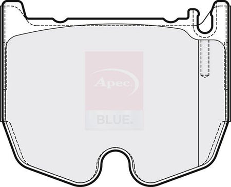 Apec Blue PD3881 Brake Pad Set, disc brake - 1