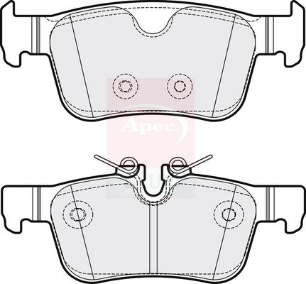 Apec Blue PD3885 Brake Pad Set, disc brake - 1