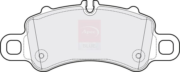Apec Blue PD3890 Brake Pad Set, disc brake - 1