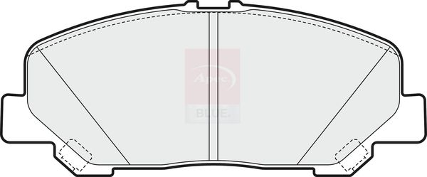 Apec Blue PD3896 Brake Pad Set, disc brake - 1