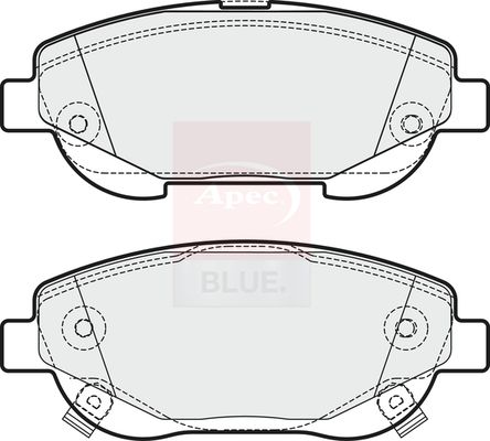 Apec Blue PD3899 Brake Pad Set, disc brake - 1